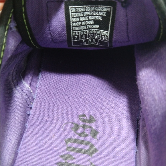 Punkrose Plaid Sneakers Size 7 Used - Picture 5 of 7